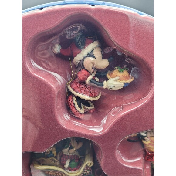 Jim Shore Disney Traditions Mickey Mouse Holiday Ornament Set NEW - Picture 5 of 9